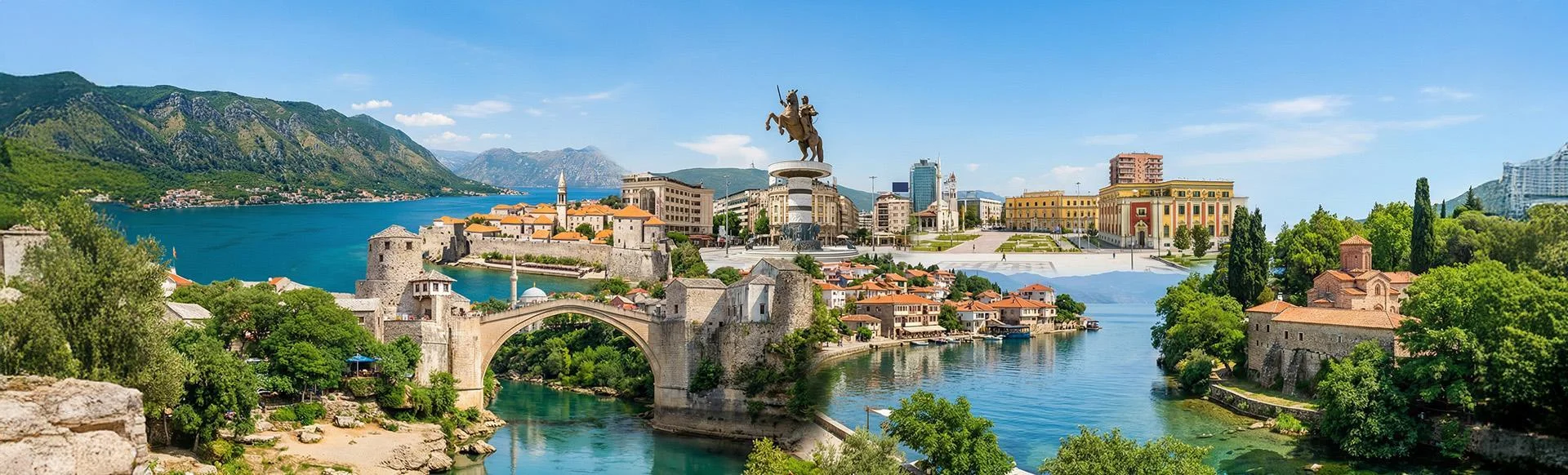 Albânia, Kosovo e Macedônia do Norte 