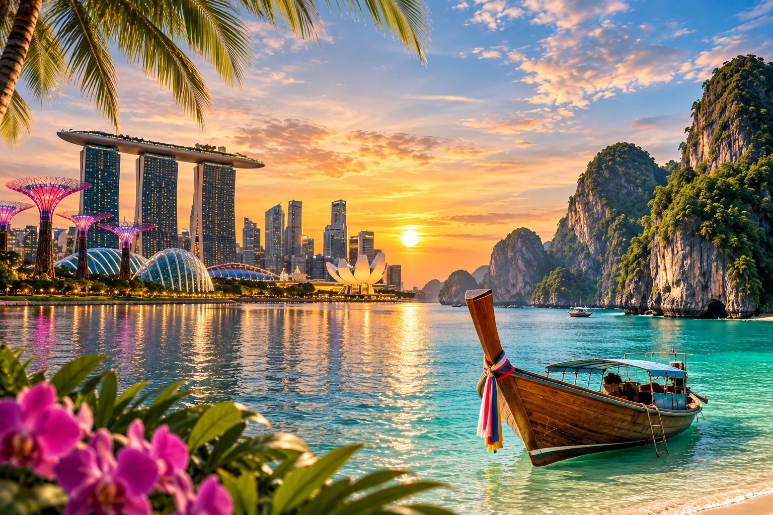 Singapura & Tailândia